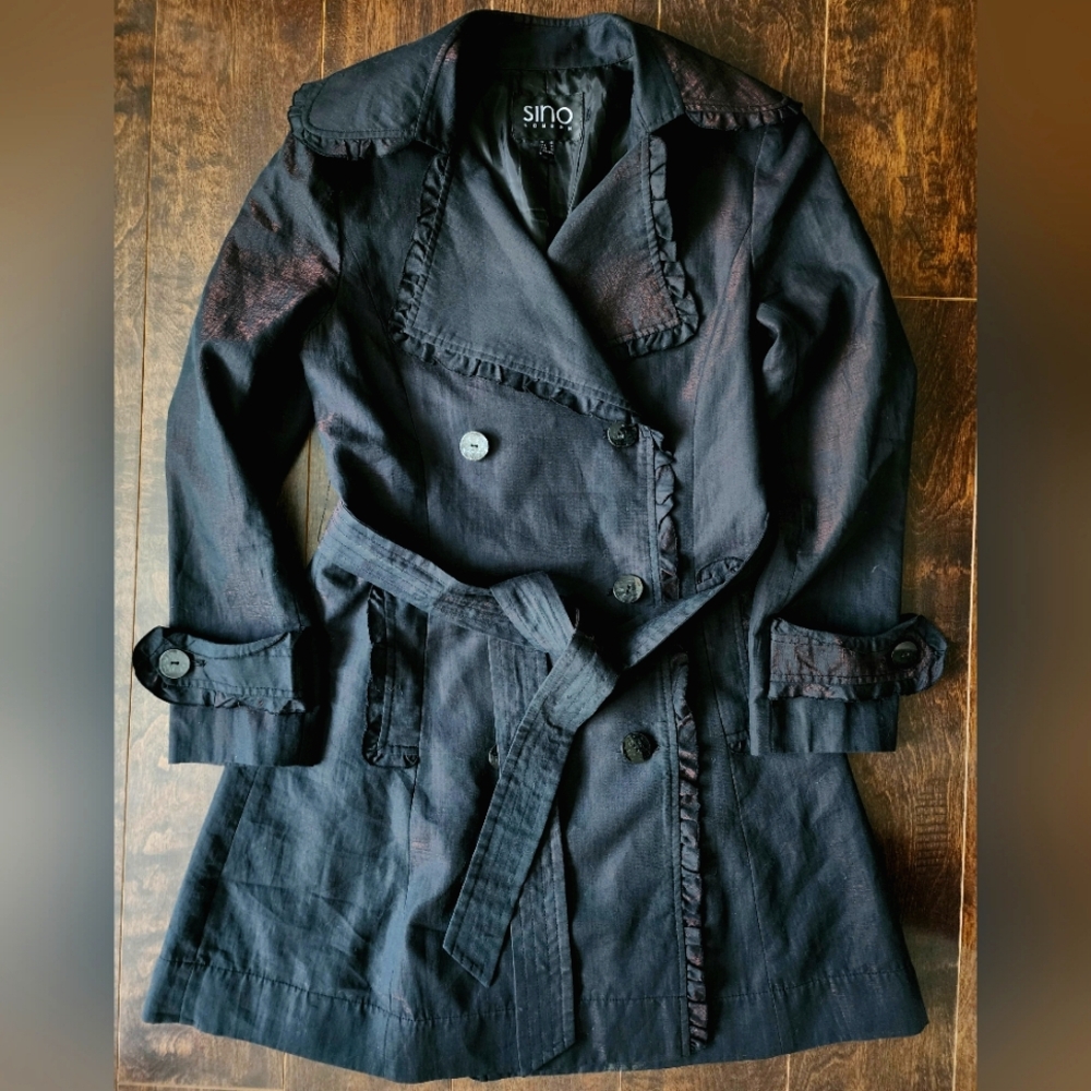 Sino London ruffle coat